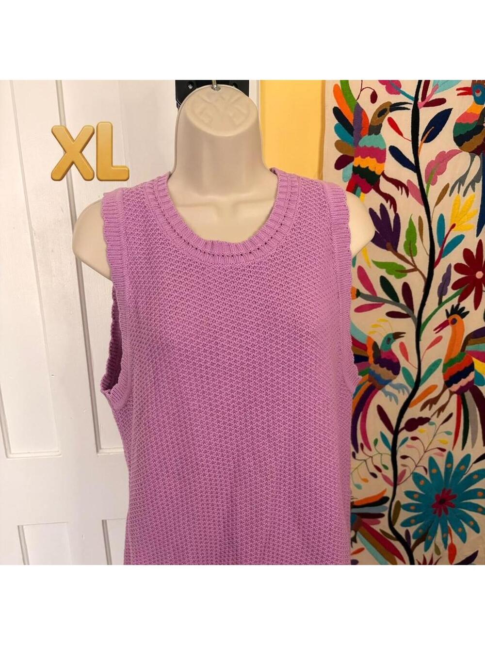 LOFT Purple sweater Vest.